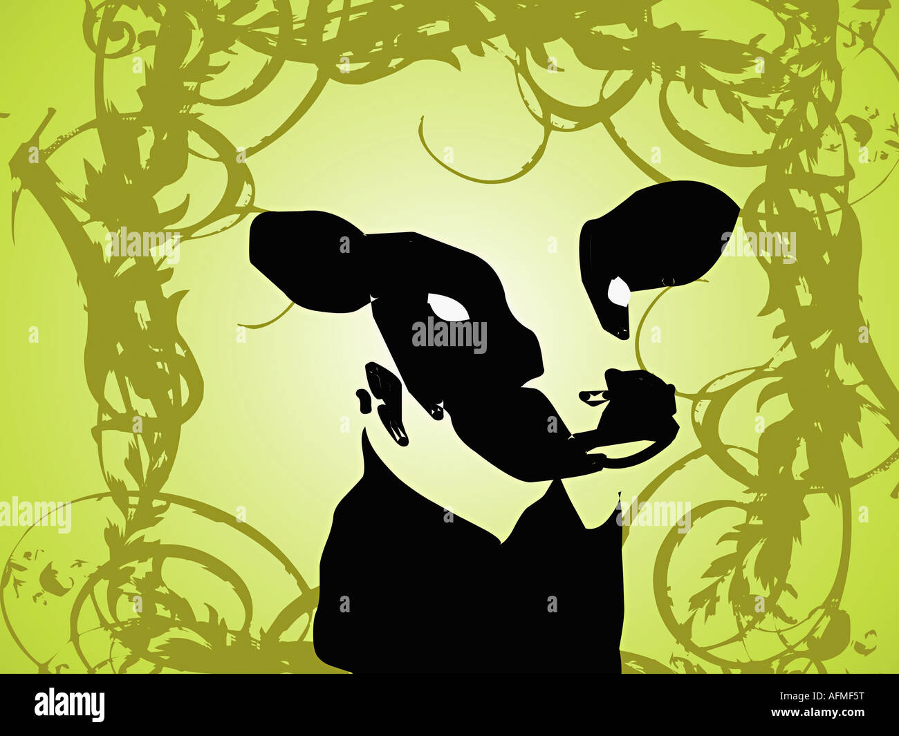 Close up of a cow Stock Photo - Alamy
