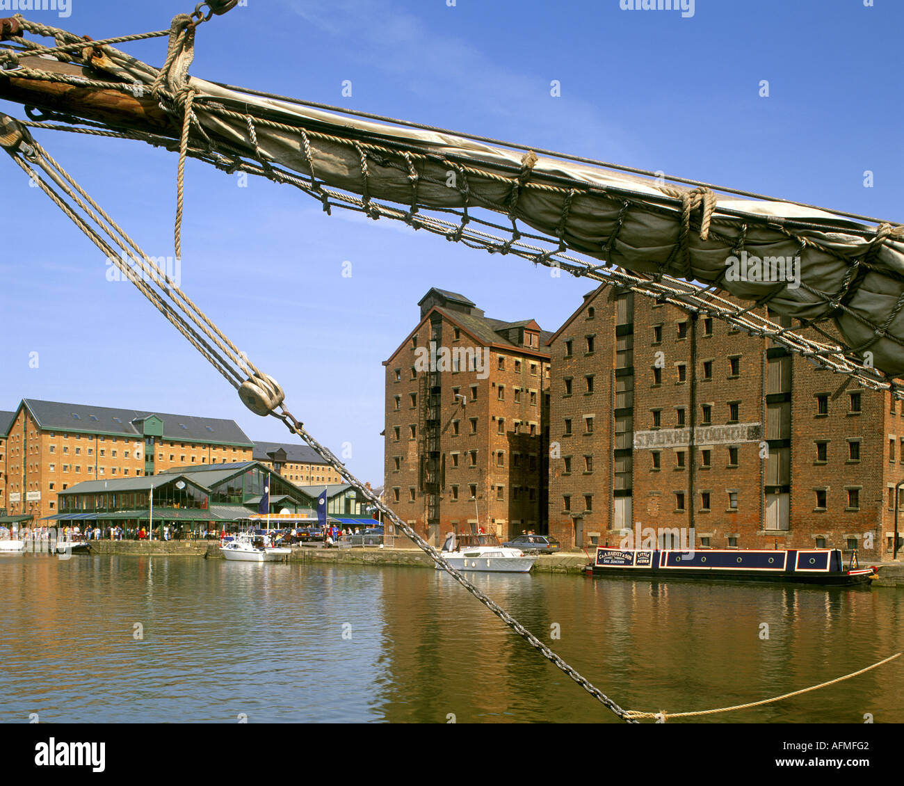 GB - GLOUCESTERSHIRE:  Historic Gloucester Docks Stock Photo
