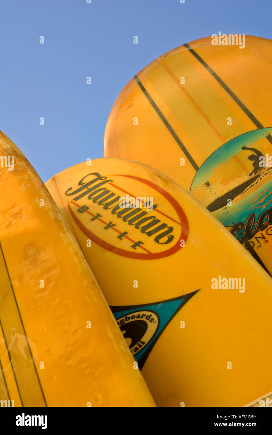 Oahu waikiki beach beaches hi-res stock photography and images - Alamy