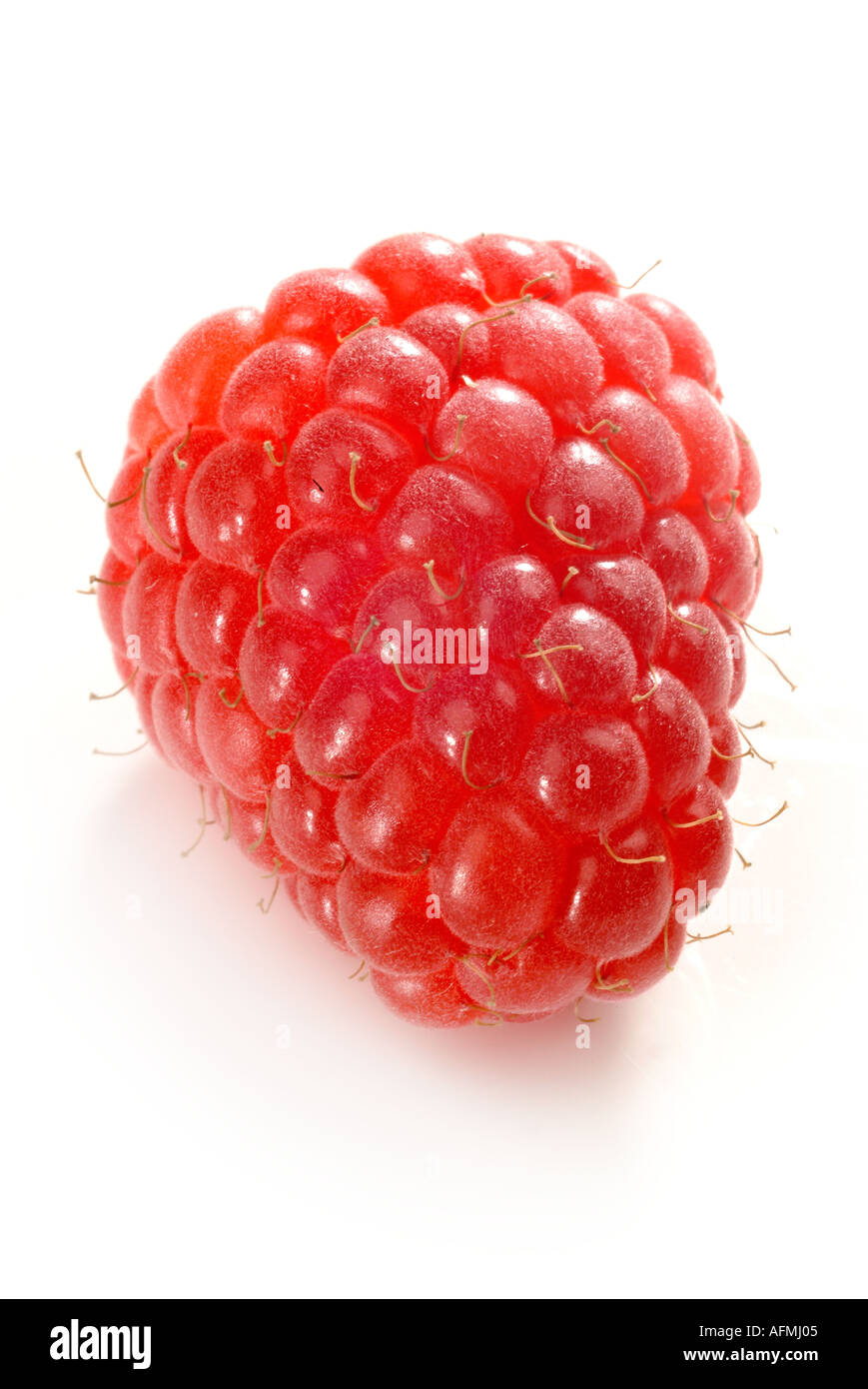 Raspberry Raspberries Himbeeren Stock Photo