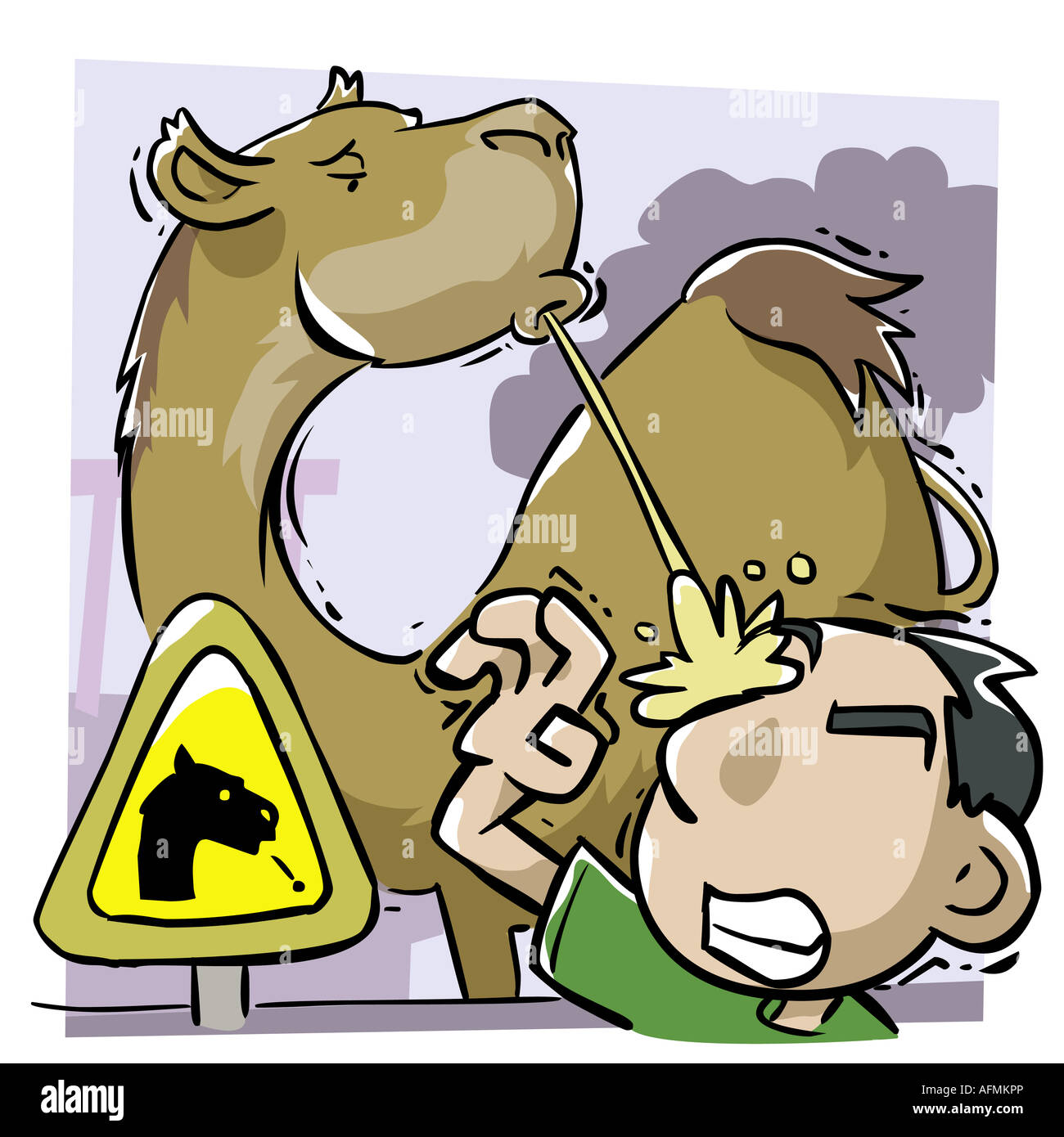 On a camel Cut Out Stock Images Pictures Alamy