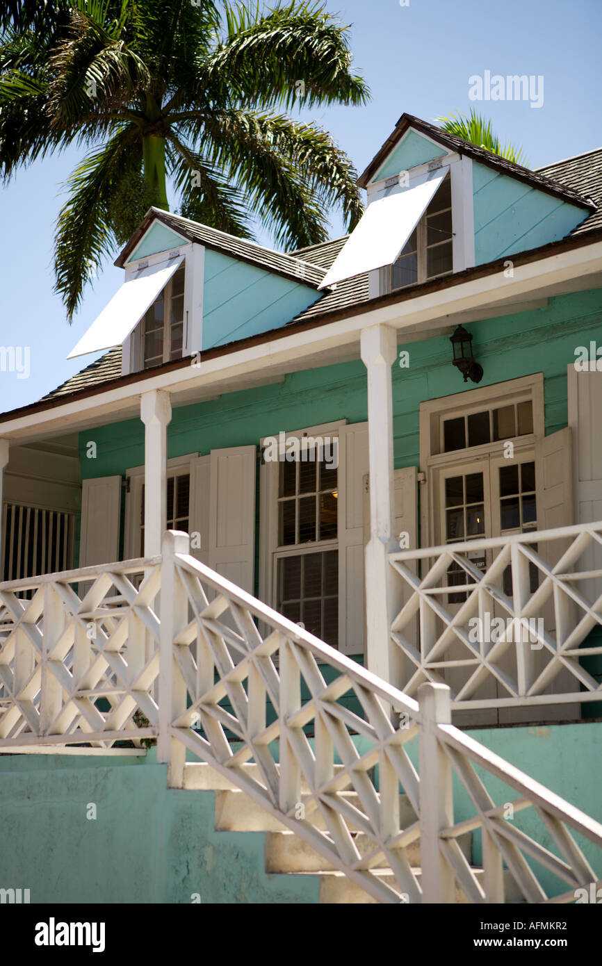 Traditional Architecture Market Street, Nassau, New Providence, Bahamas