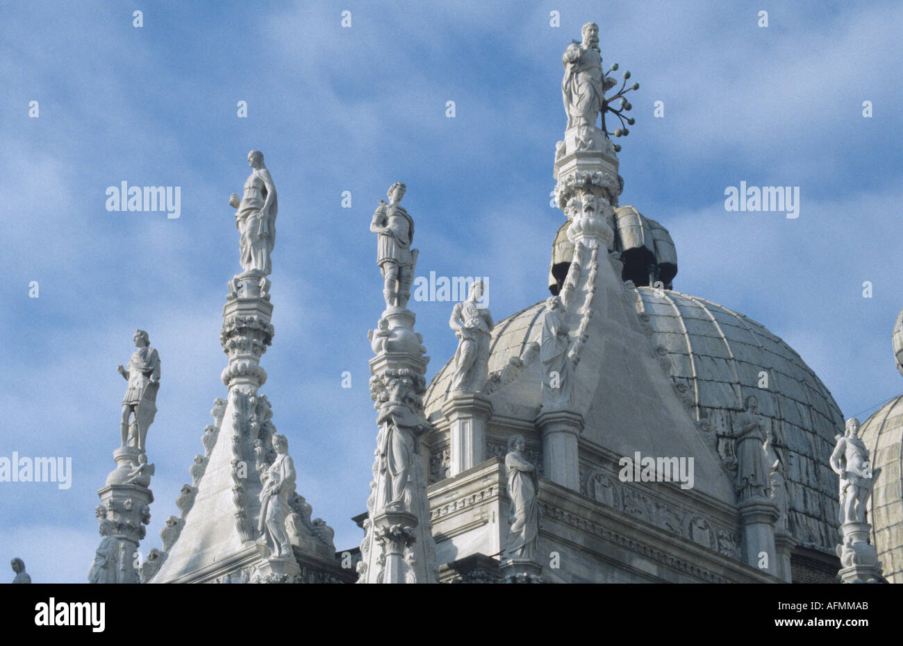 Statues on St Marks Basilica Venice Italy Stock Photo Alamy