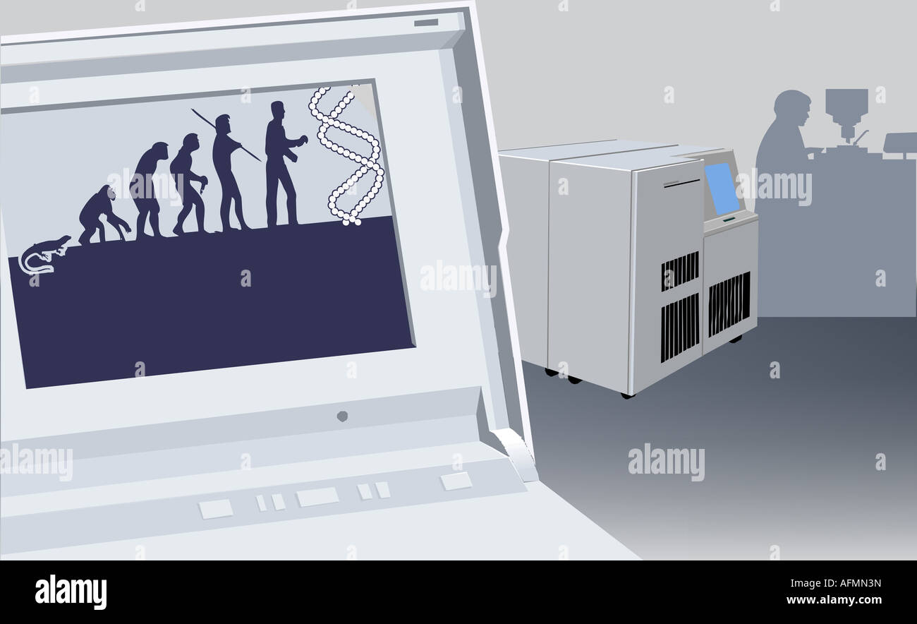 Evolution of man hi-res stock photography and images - Alamy