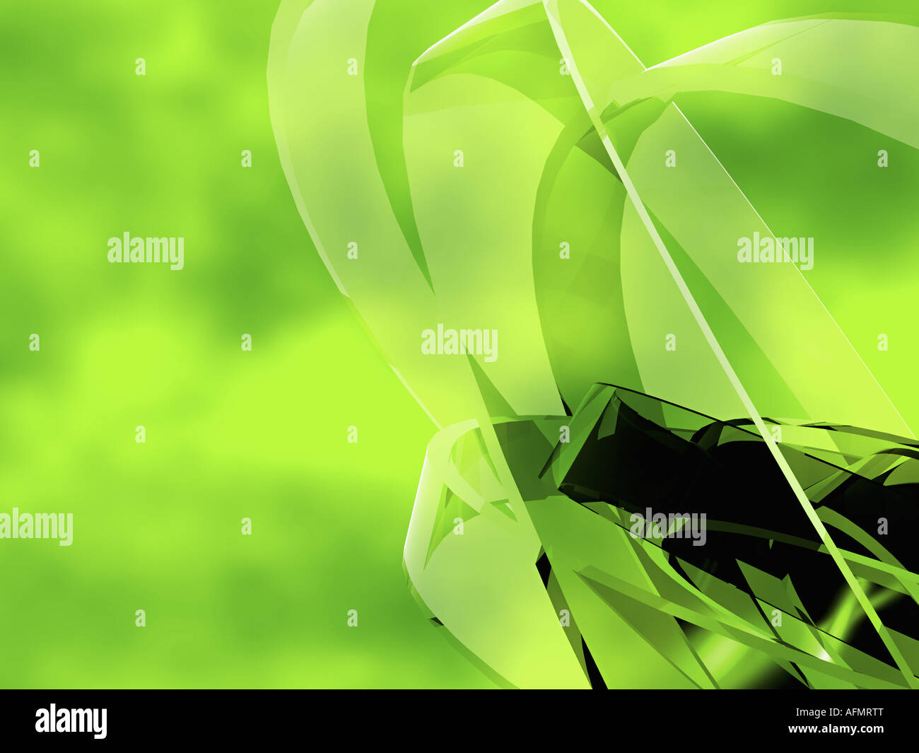 Abstract pattern on a green background Stock Photo - Alamy