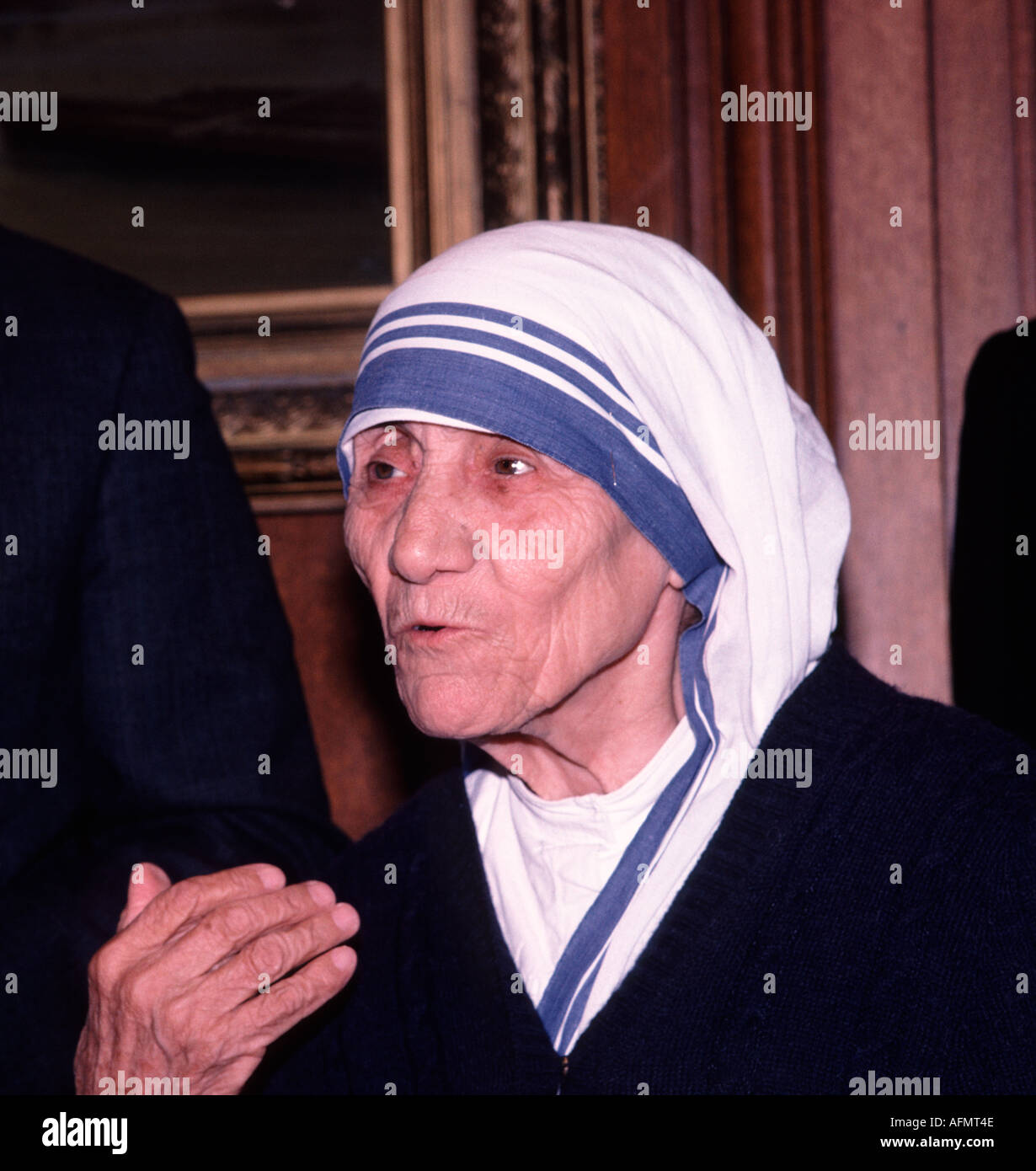 5905 Mother Theresa missionary religion woman faith. editorial use only Stock Photo