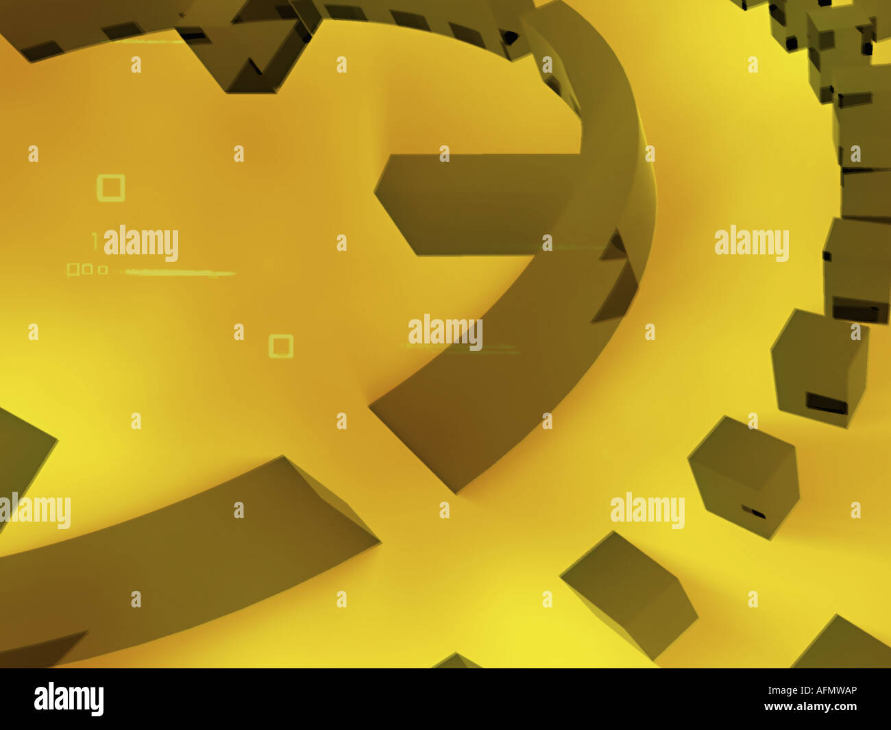 3 d shapes hi-res stock photography and images - Alamy