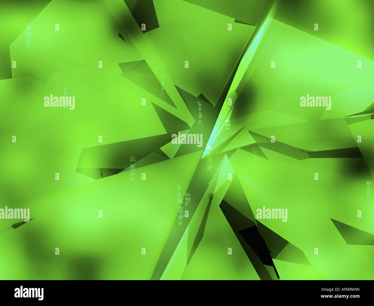 Abstract pattern on a green background Stock Photo - Alamy