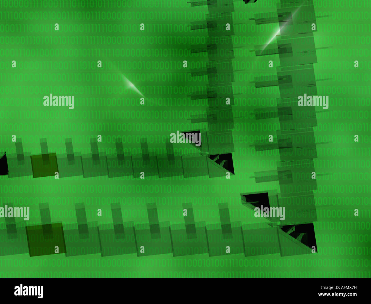 Abstract pattern on a green background Stock Photo - Alamy