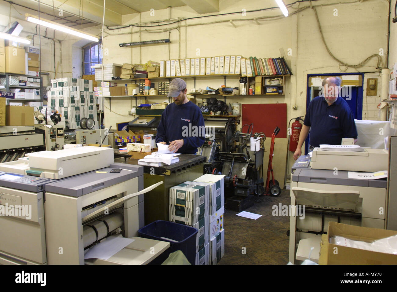 High street printing and repro shop Stock Photo Alamy