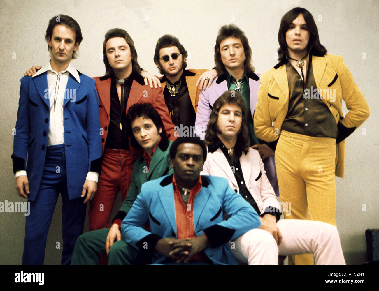 SHOWADDYWADDY UK group about 1975 Stock Photo