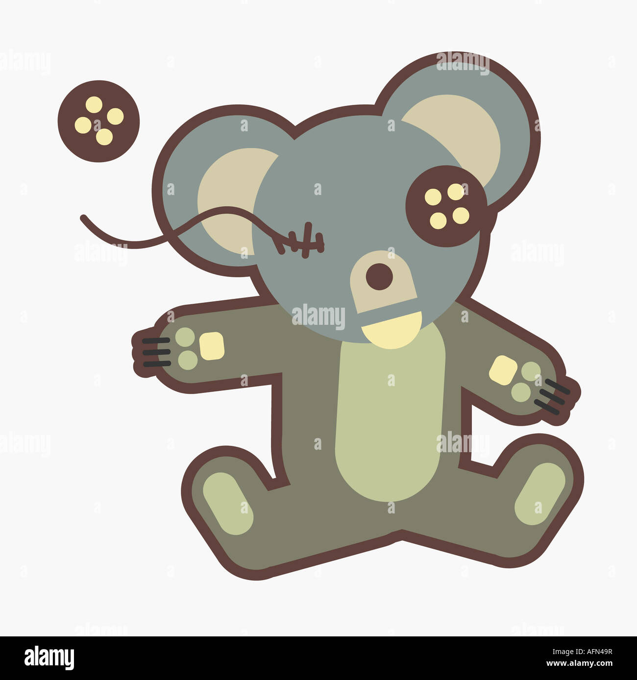 Teddy Bear With A Button Eye Missing Stock Photo Alamy Teddy Bear With A Button Eye Missing Stock Photo Alamy