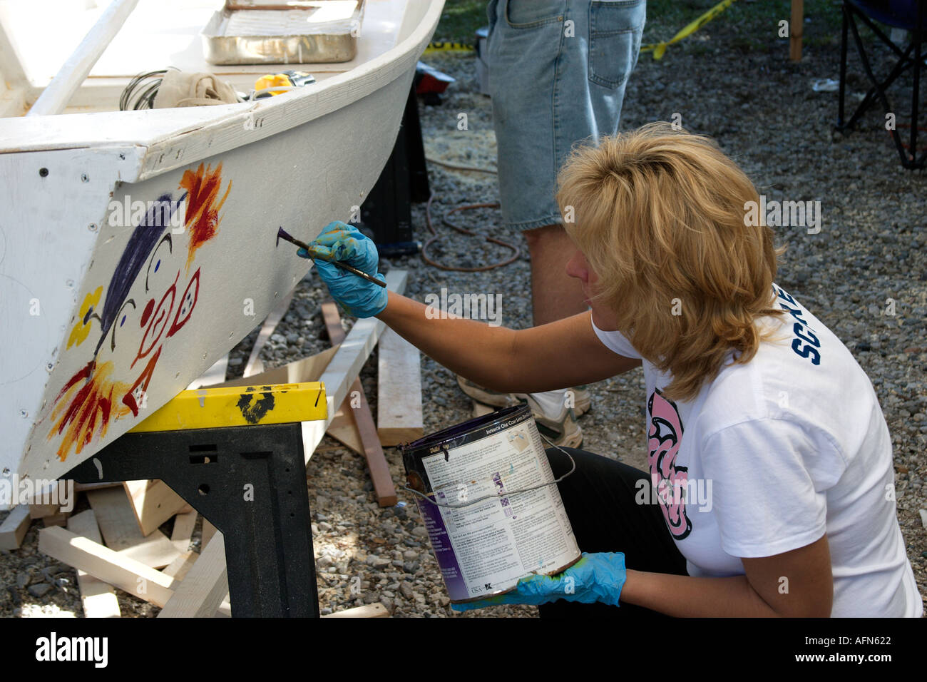 Madisonville Wooden Boat Festival Stock Photo Alamy
