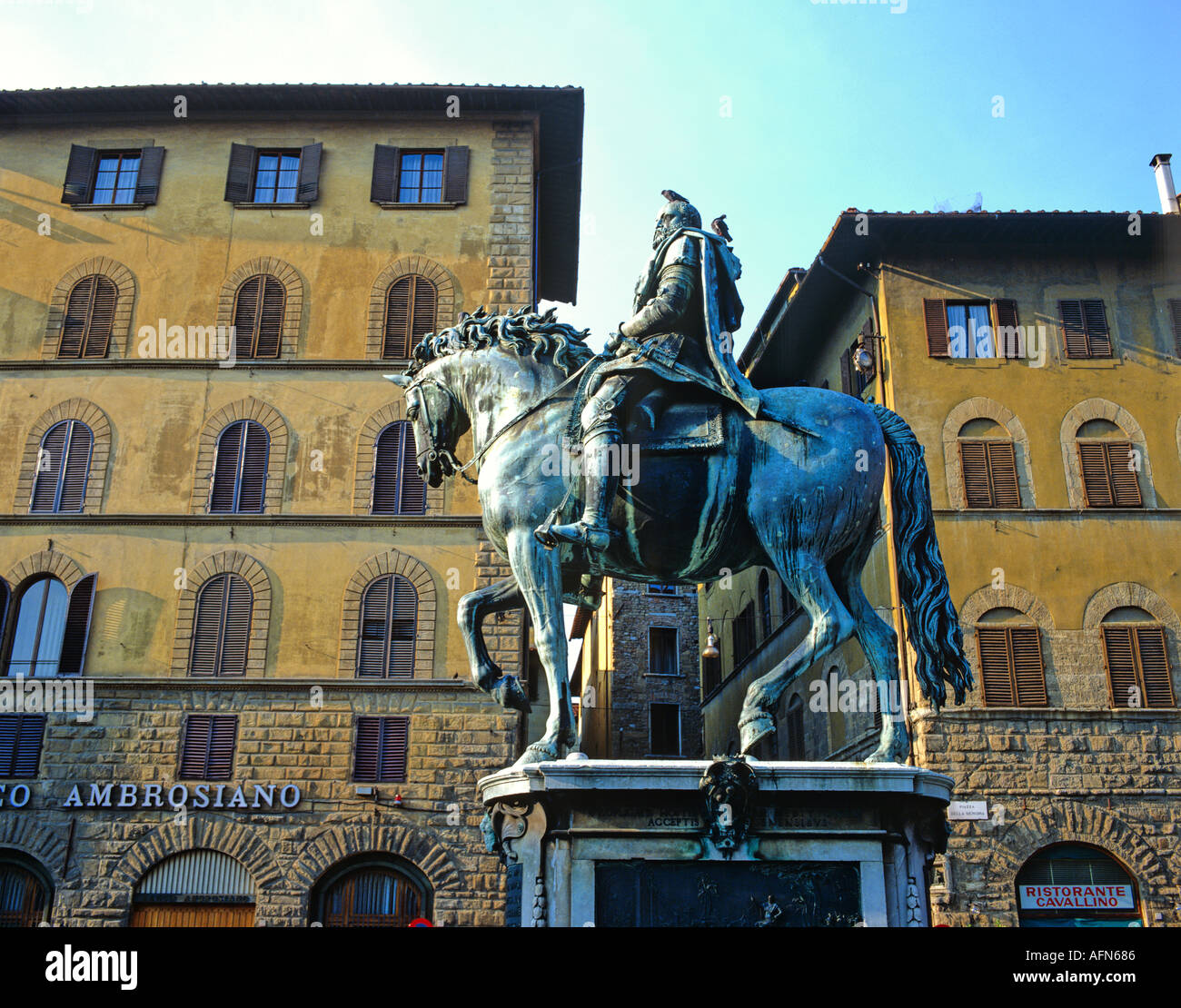 Statues at the Piazza della Signoria Florence Italy Stock Photo Alamy