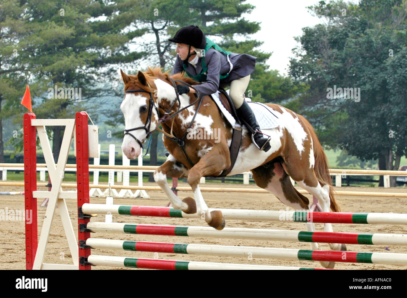 Equestrian event held at Kentucky Horse Park Lexington KY Stock Photo