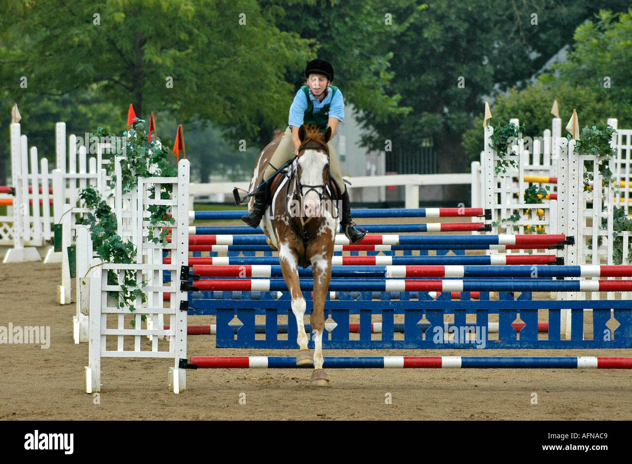 Equestrian event held at Kentucky Horse Park Lexington KY Stock Photo
