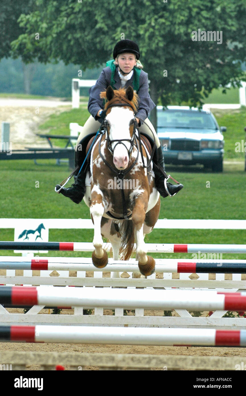 Equestrian event held at Kentucky Horse Park Lexington KY Stock Photo