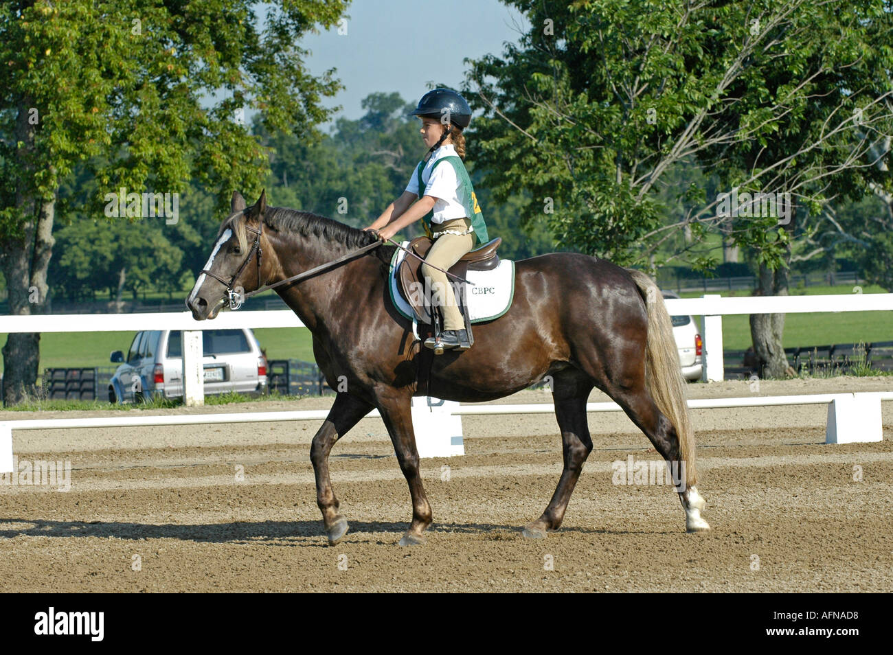 Equestrian event held at Kentucky Horse Park Lexington KY Stock Photo
