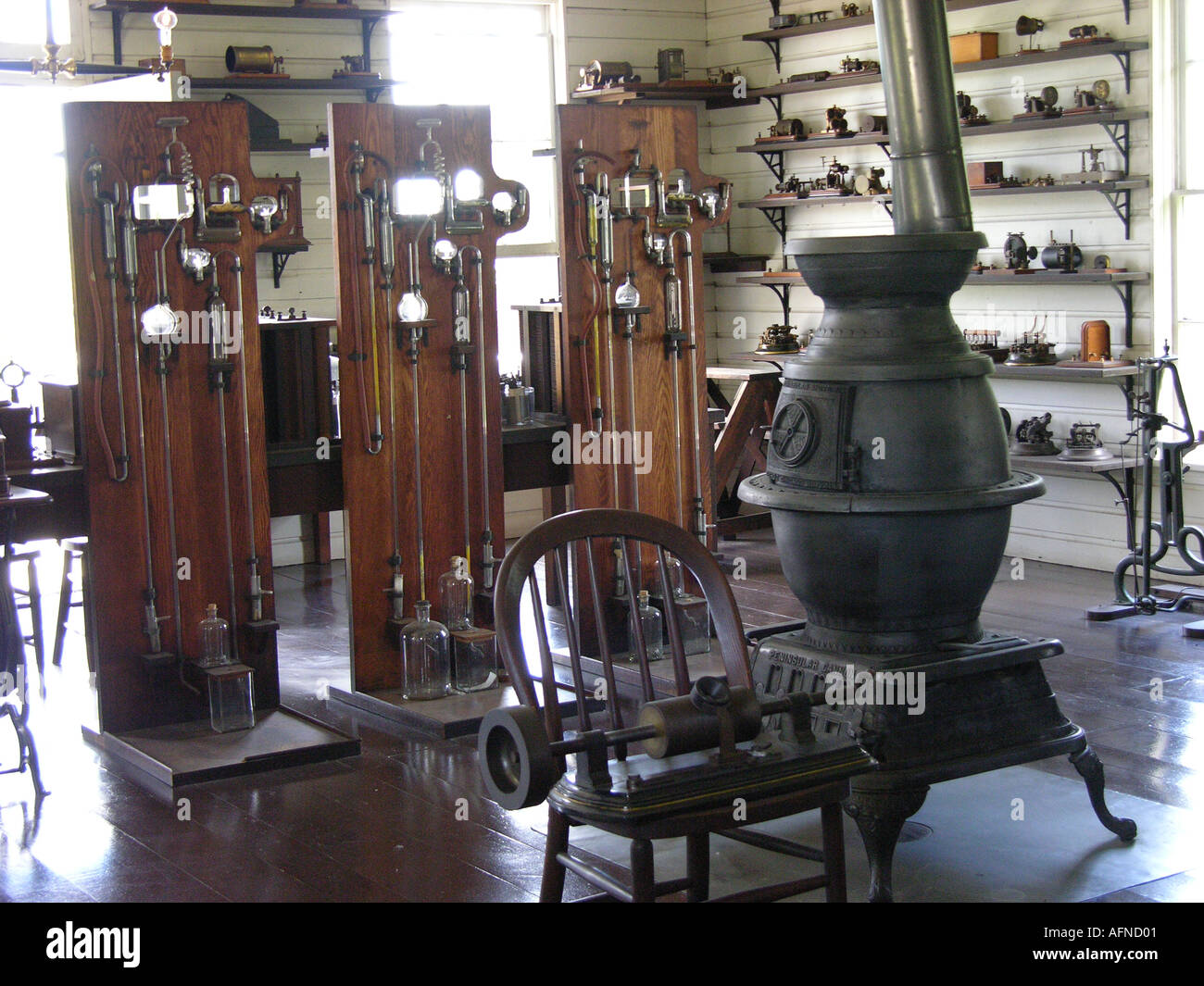Thomas Edison s Menlo Park Office and Library at Historic Greenfield ...