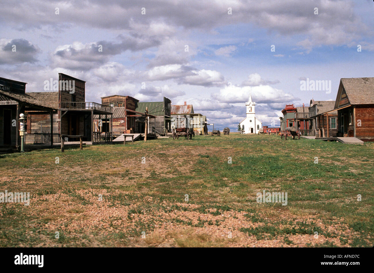 1880 s Ghost town in Badlands National Park South Dakota Stock Photo