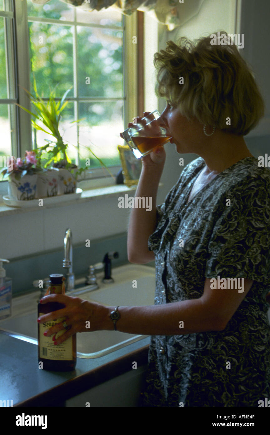 Female Alcoholic drinks liquor Stock Photo Alamy
