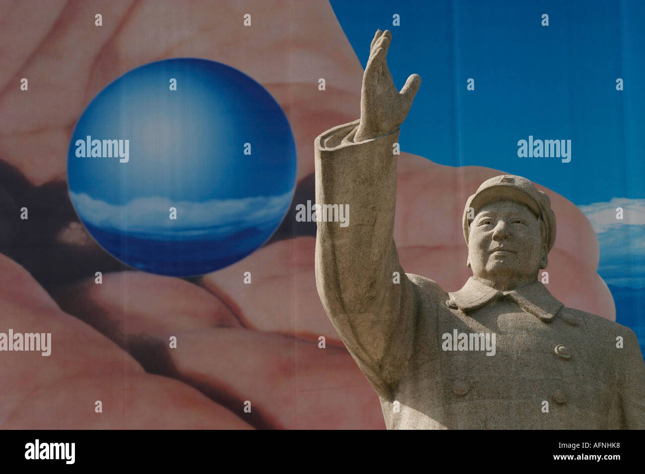 Mao statue Stock Photo