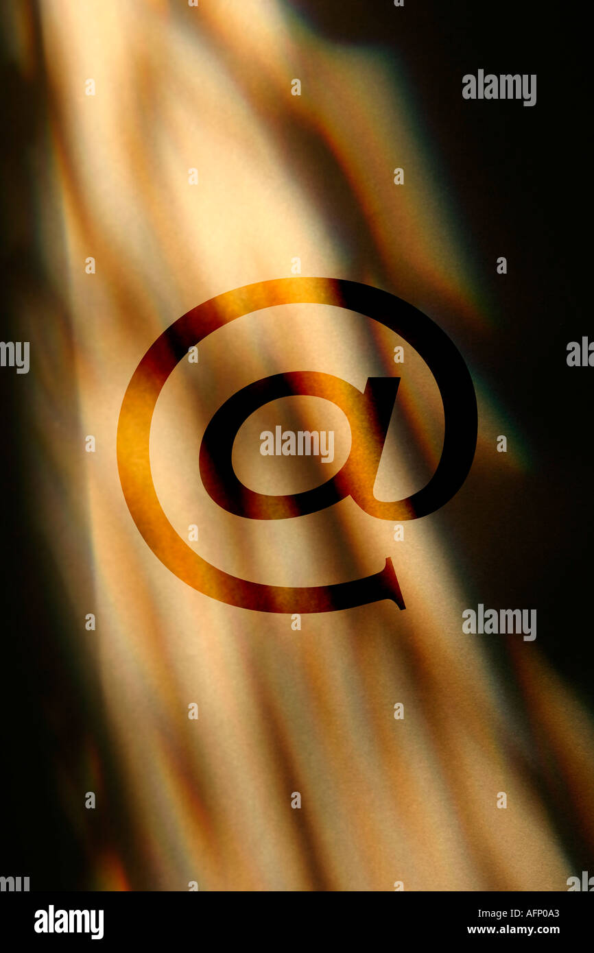 Internet symbol Stock Photo