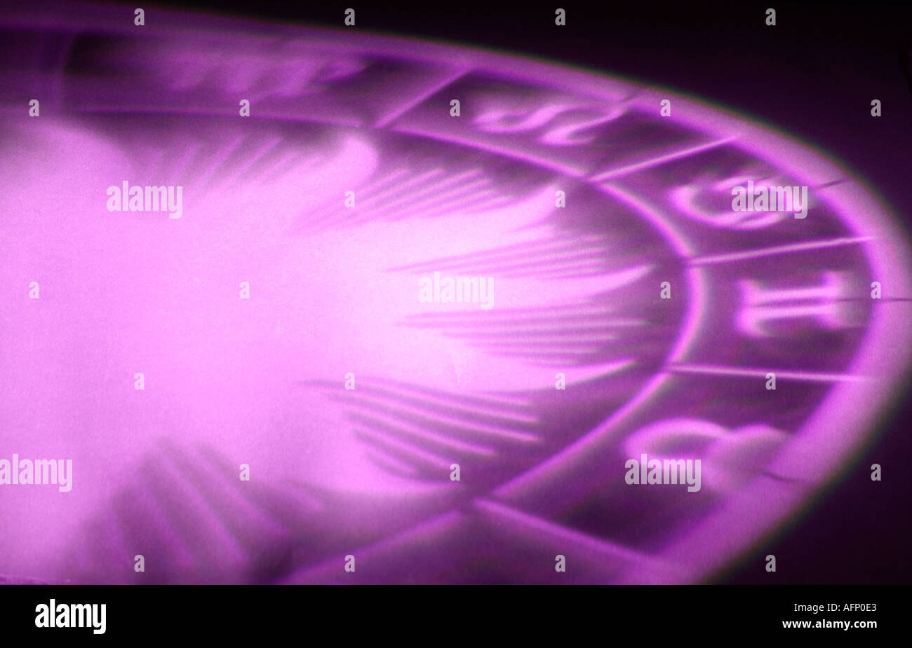 Purple Astrology signs of the zodiac Stock Photo Alamy