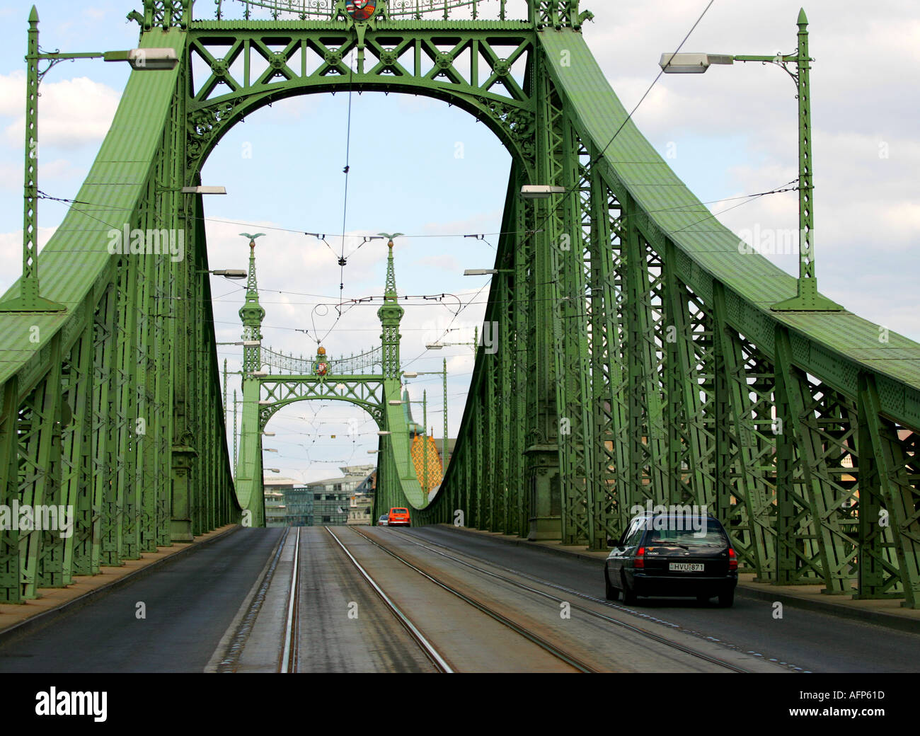 The Bridge of Freedom Hungary Budapest Stock Photo