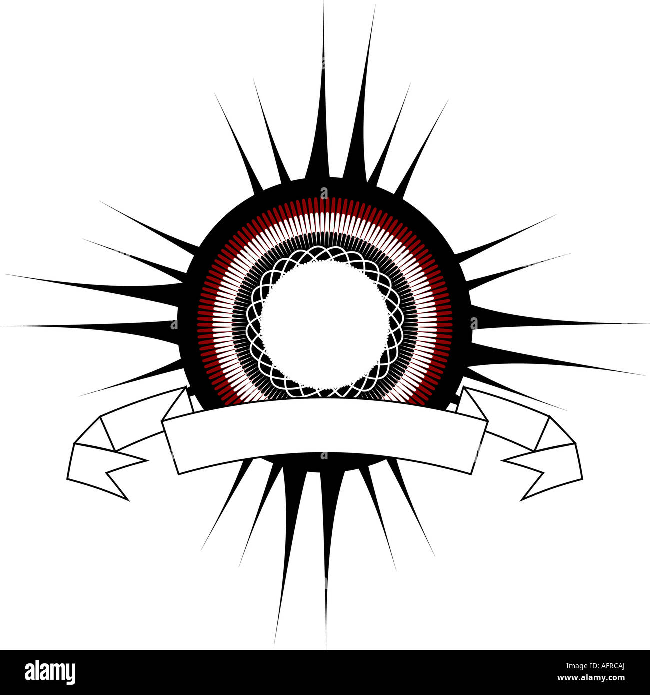 Illustration Of A Company Logo With Room To Add Your Own Text In An Old