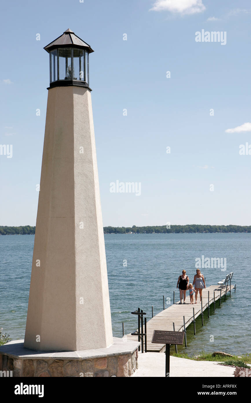 Indiana culver lake maxinkuckee pier hires stock photography and