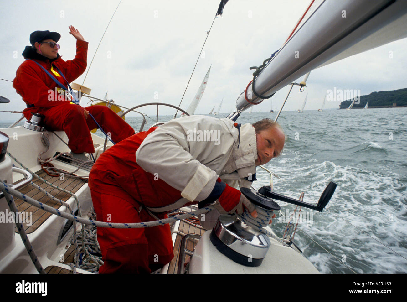 Crewing on a yacht hi-res stock photography and images - Alamy