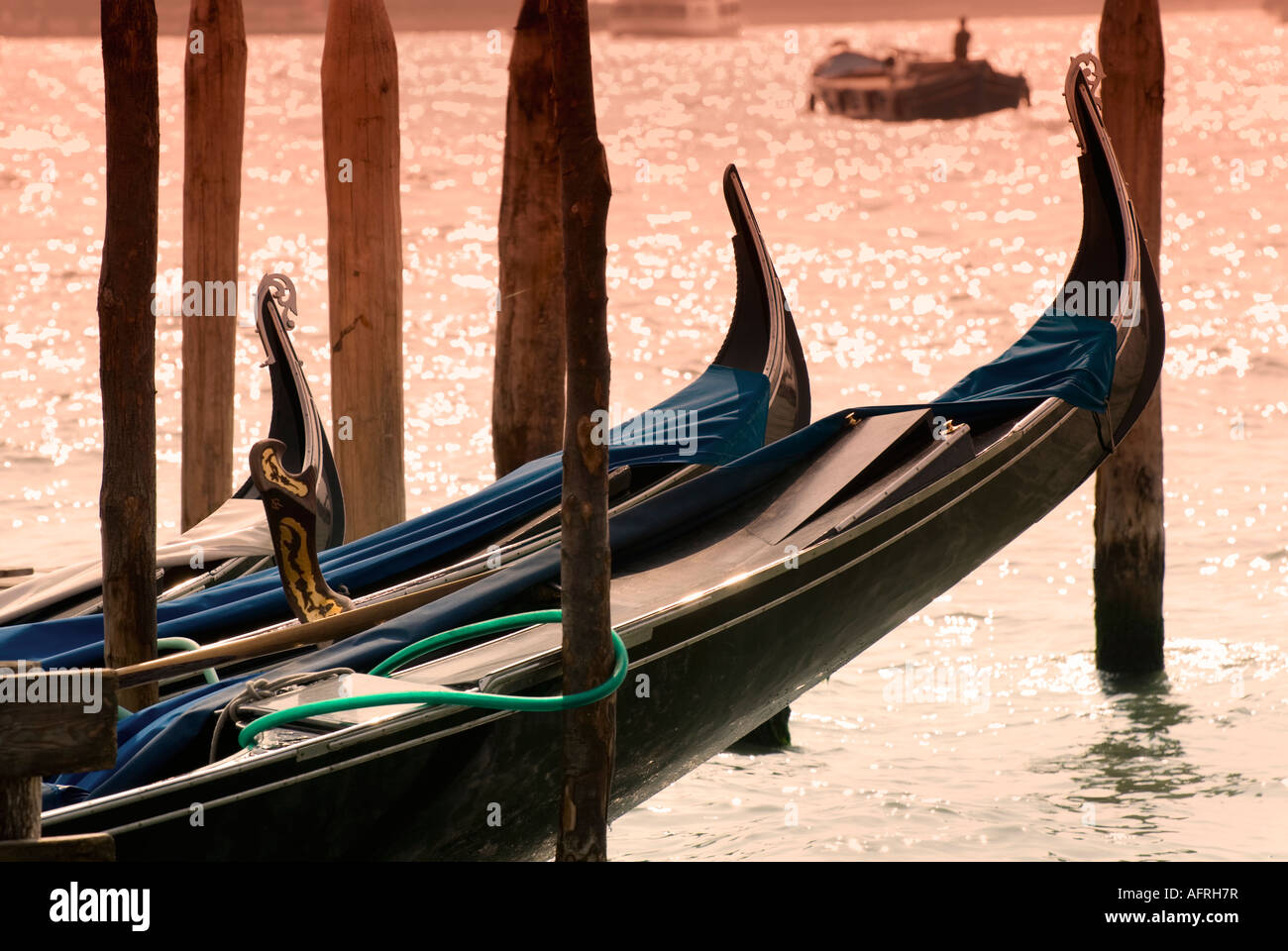 Venice Grand Canal With Gondolas At Sunset Editorial Image - Image Of - View #8