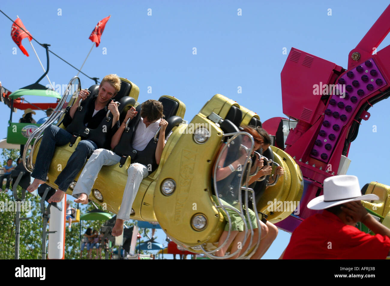 Dffh Rids Midway carnival rides hi-res stock photography and images - Alamy