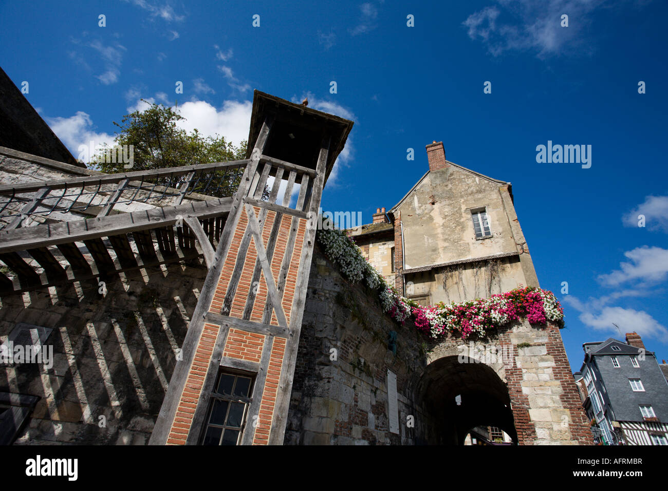 The Lieutenance at Honfleur Normandy France Stock Photo Alamy