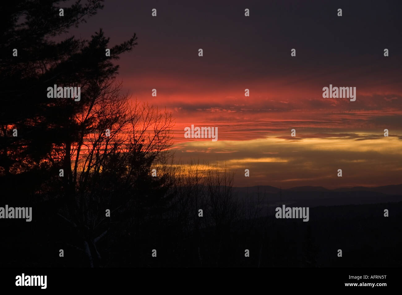 Sunset Rutland Vt Vermont sunset hi-res stock photography and images - Alamy