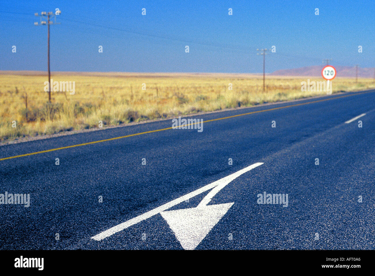 Road sign northern cape south hires stock photography and images Alamy