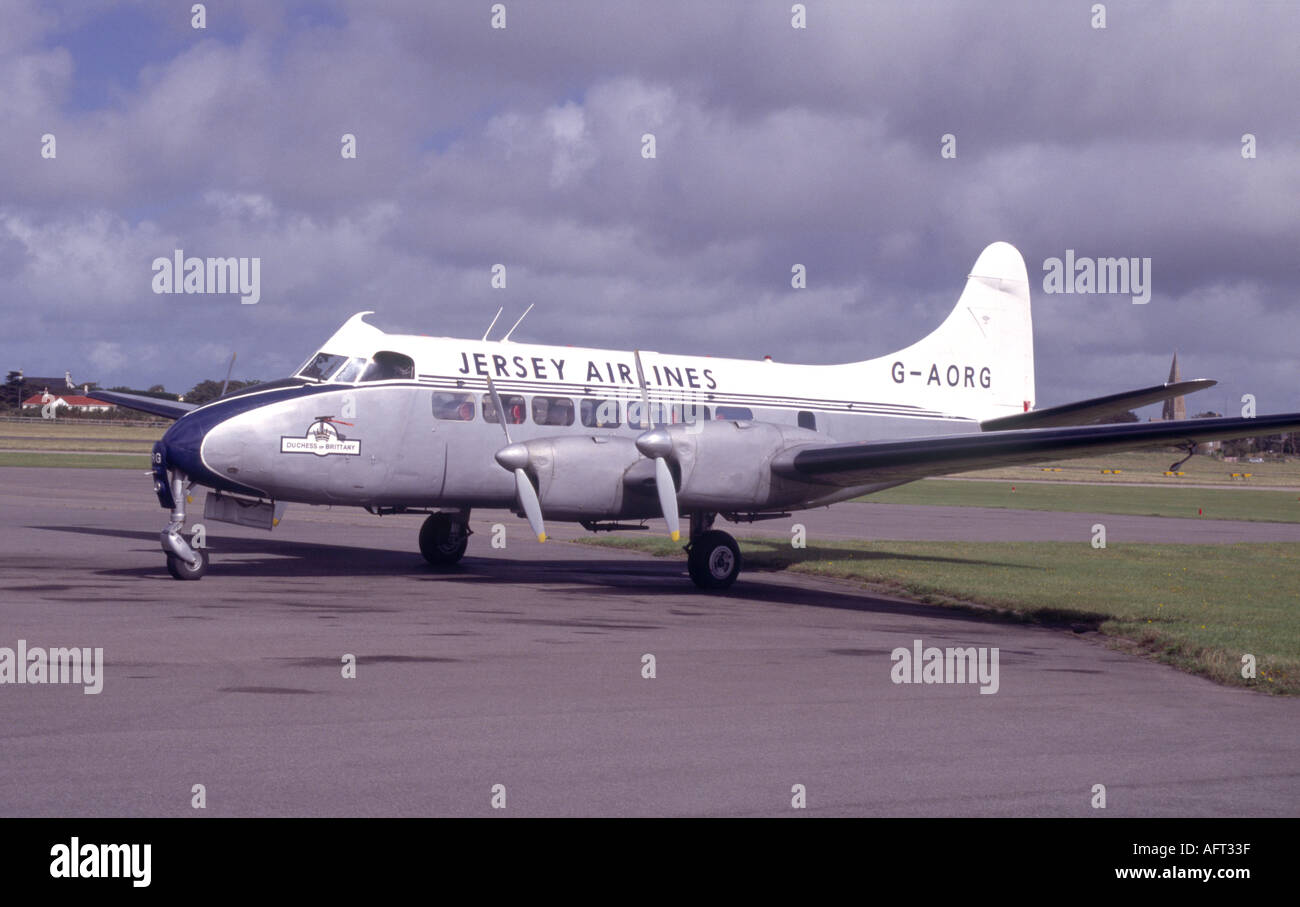 de Havilland D114 Heron 2 four engined airliner.  GAV 2022-59 Stock Photo