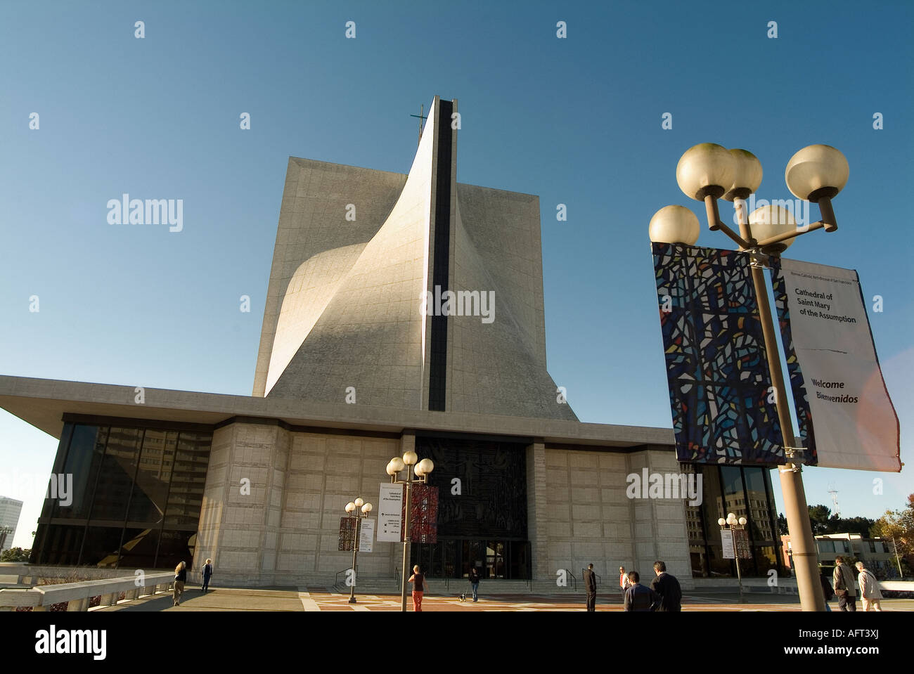 Cathedral of Saint Mary of the Assumption. San Francisco. California State. USA Stock Photo