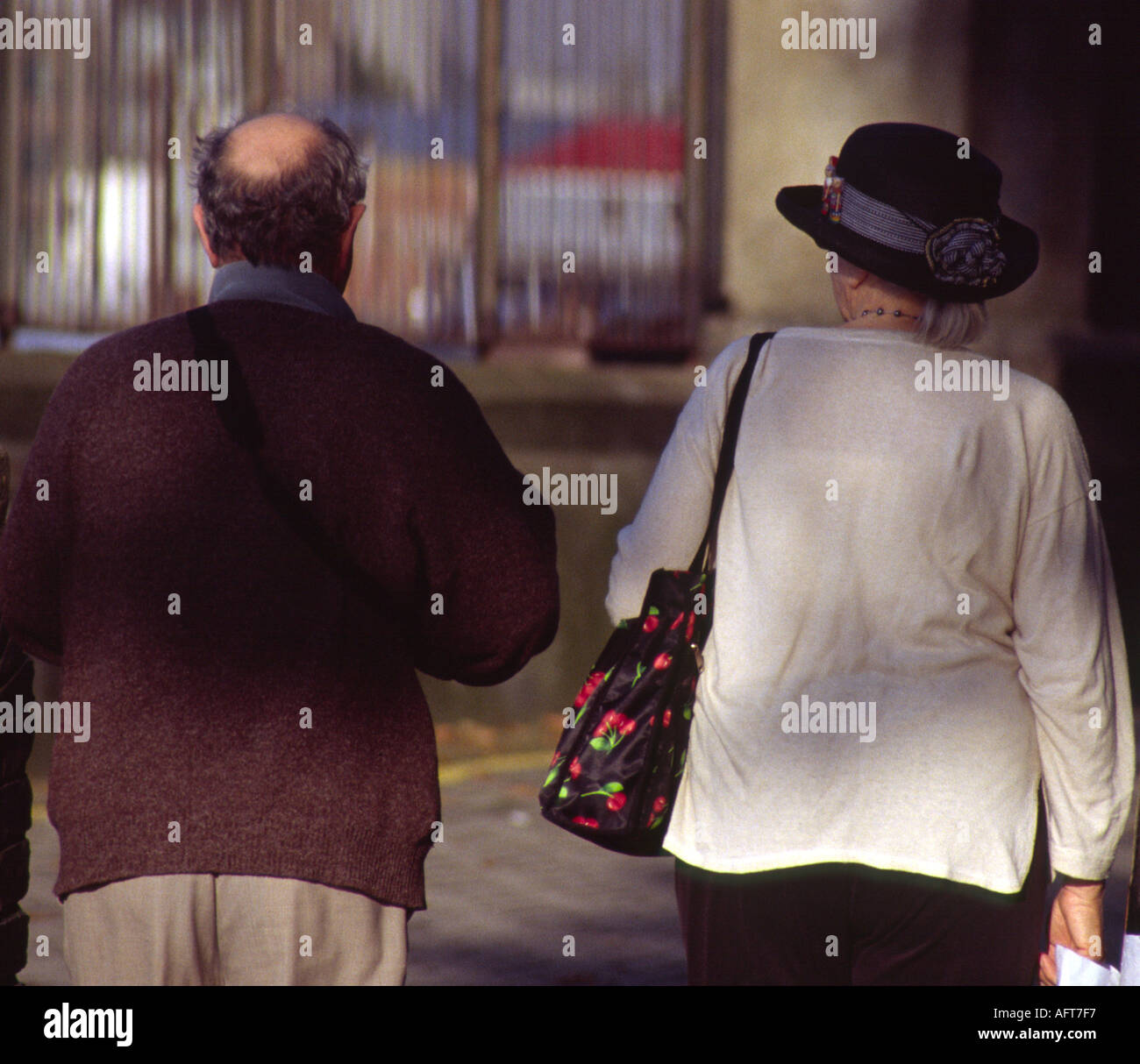 Old Couple Stock Photo