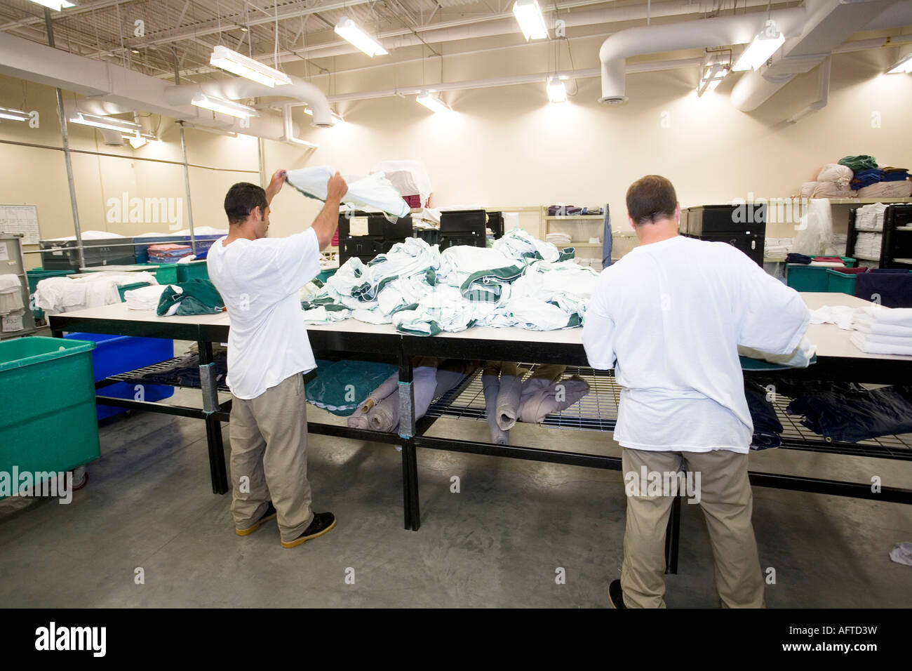 Prisoners doing laundry hires stock photography and images Alamy