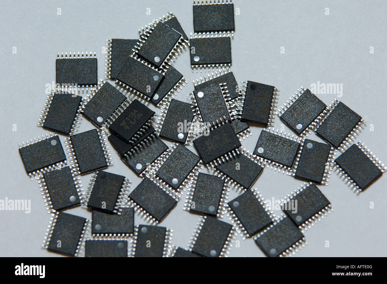 Microchip pins markings electronics circuitry asic design services hi