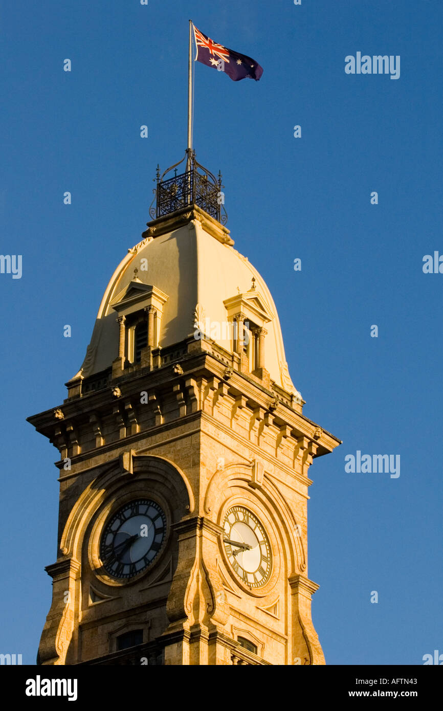 Australia, Adelaide, Clock Tower Stock Photo Alamy