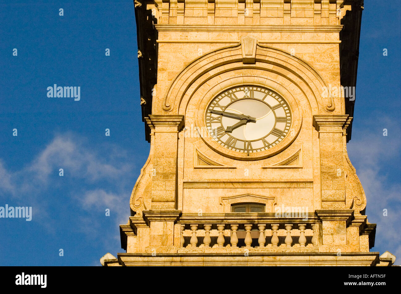 Australia, Adelaide, Clock Tower Stock Photo Alamy