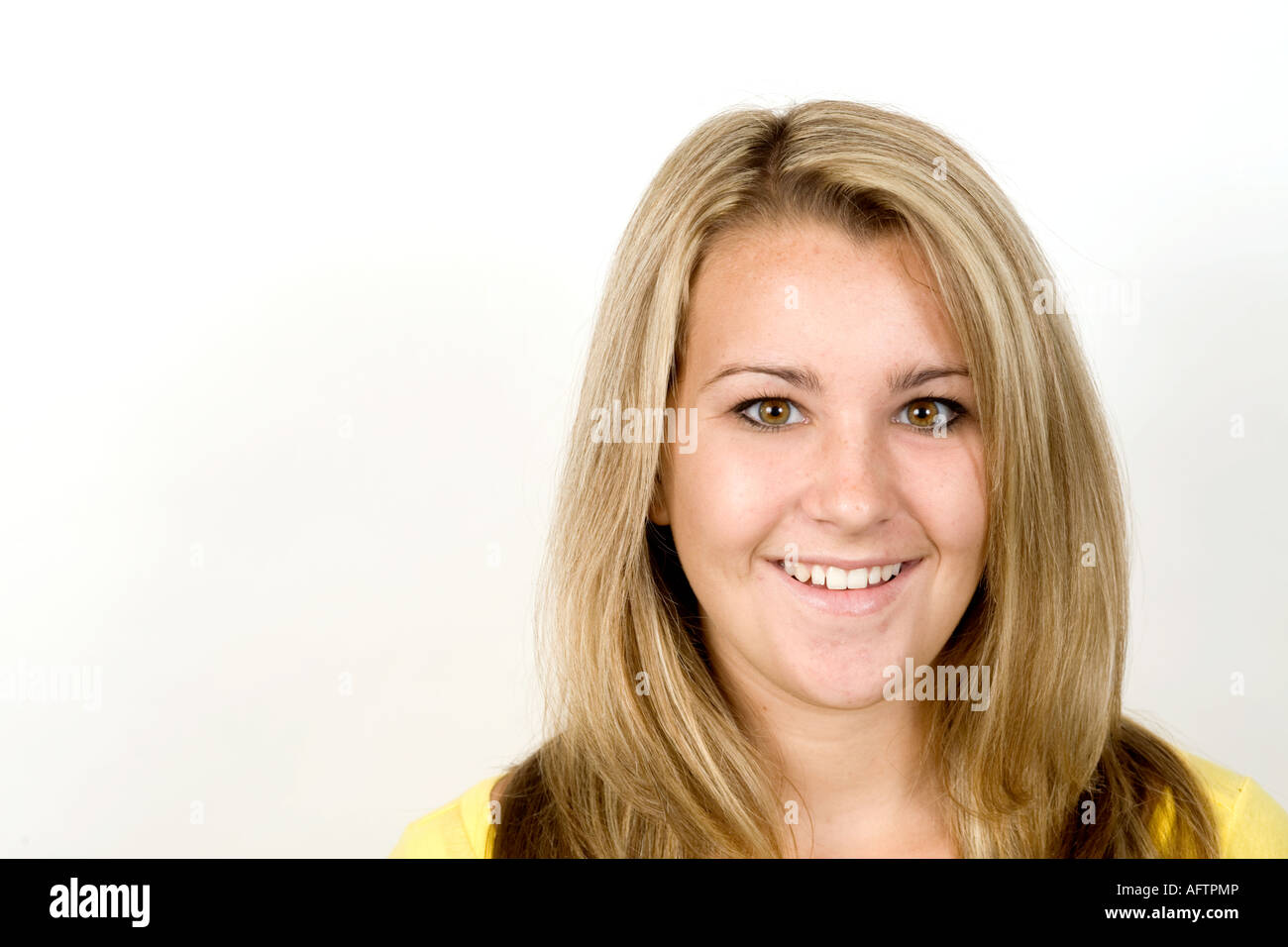 Happy vivacious young woman hi-res stock photography and images - Alamy