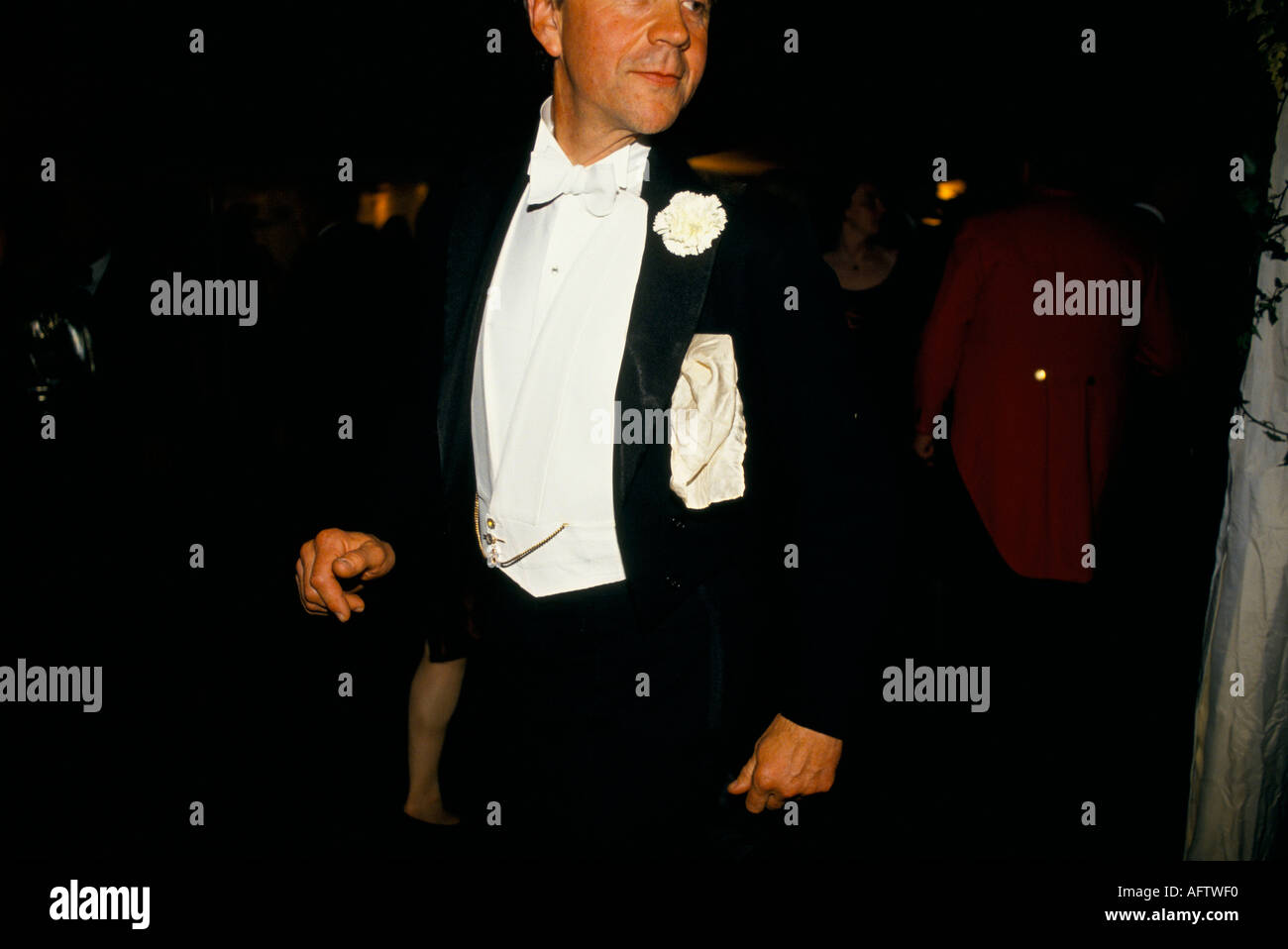 Hunt Ball, man in evening dress 