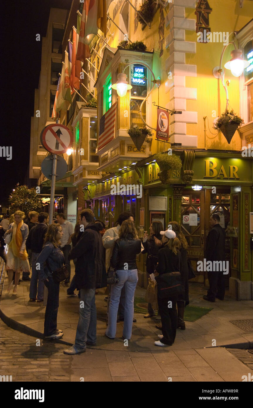 The Oliver St John Gogarty pub Temple Bar Dublin Stock Photo