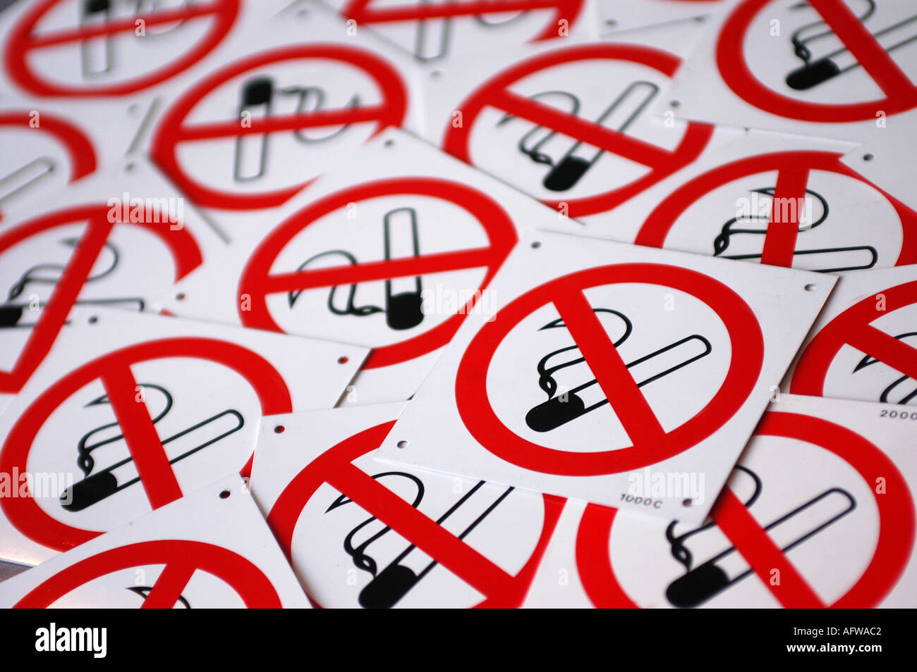 Generic No Smoking sign picture Stock Photo