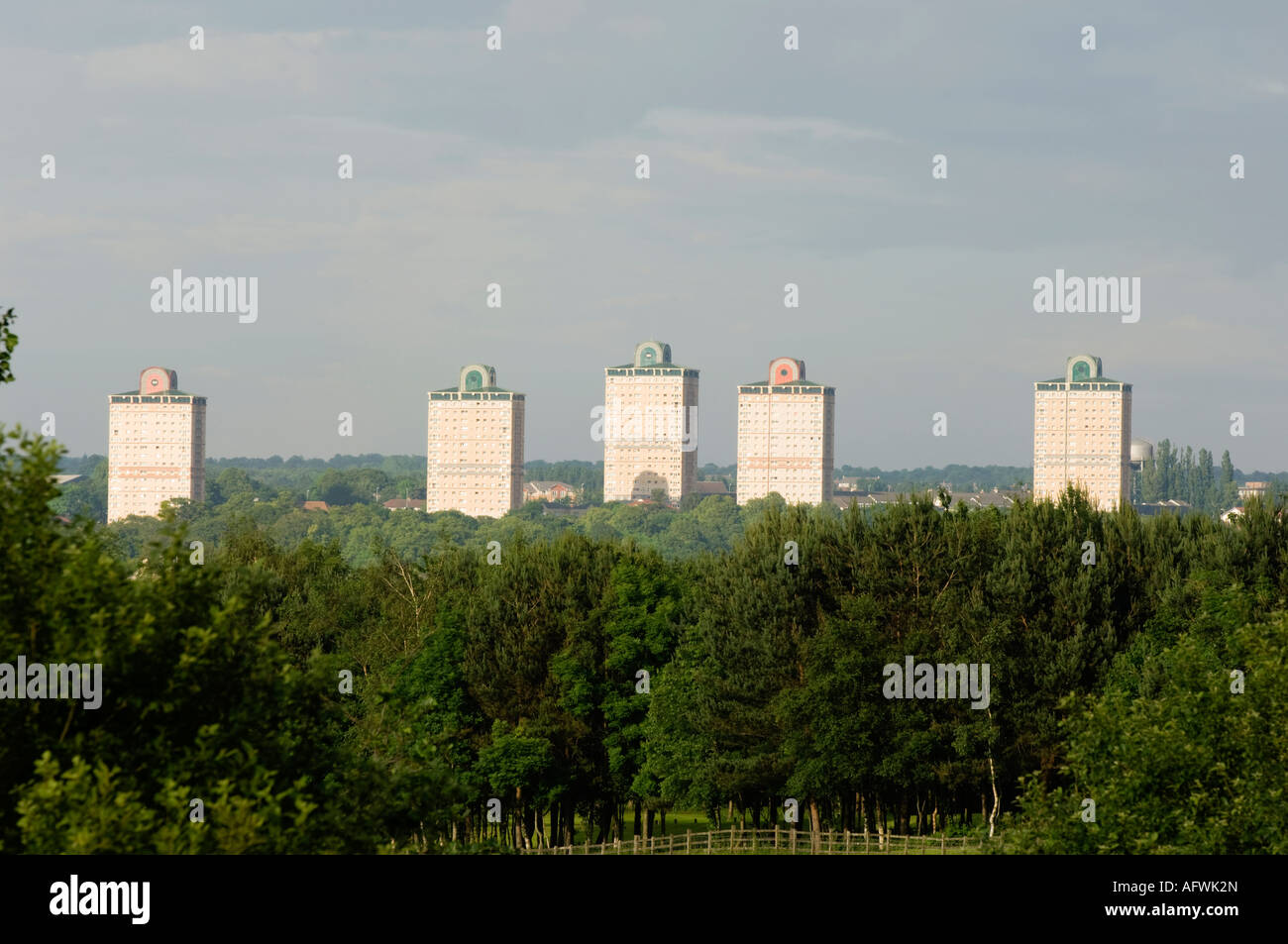 High Rises, Motherwell, Scotland Stock Photo Alamy