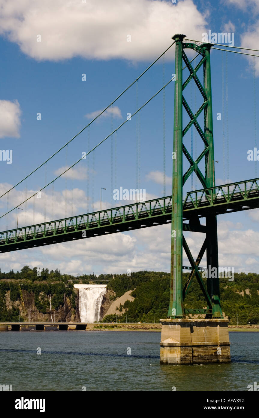 Montmorency falls suspension bridge quebec hi-res stock photography and ...